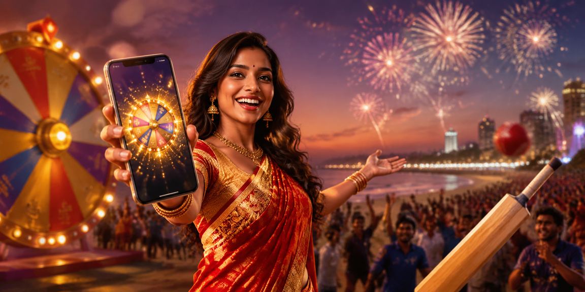 Scenic view of Chennai Marina Beach with cricket bettors using mobile devices