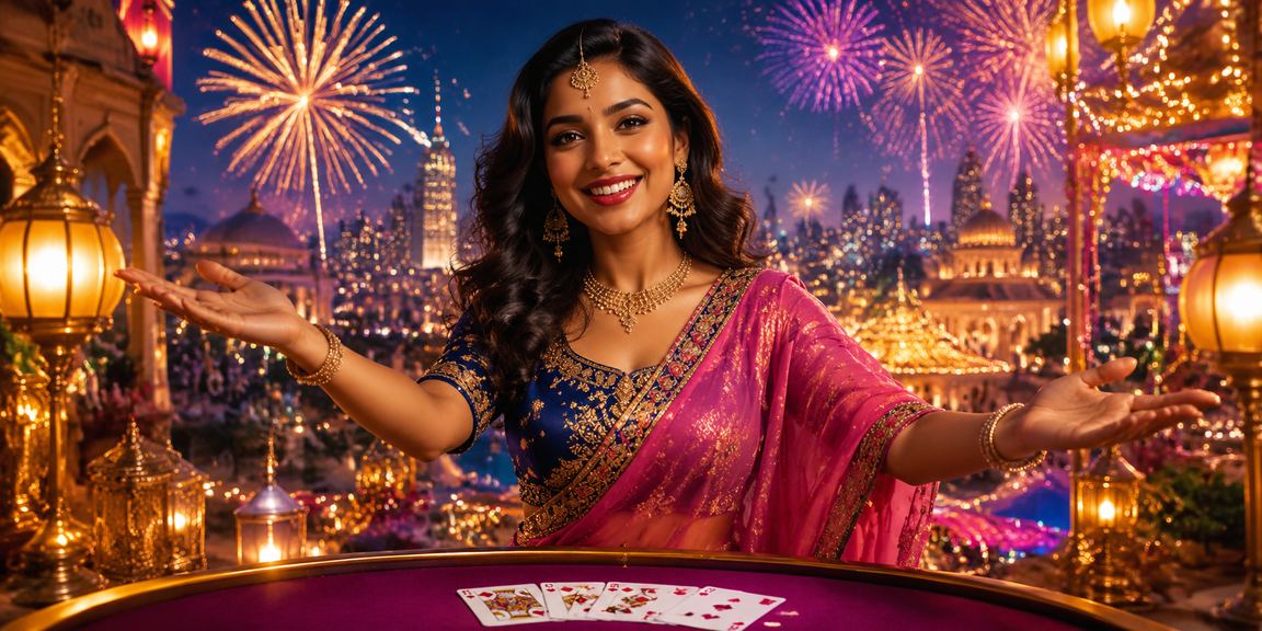 Young people enjoying Teen Patti card game in Bollywood style